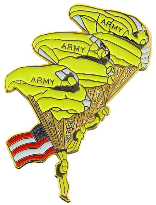 U.S. ARMY, ARMY GOLDEN KNIGHTS PARA TEAM - Original Artwork, Expertly Designed PIN - 1"