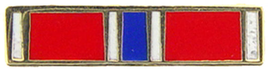U.S. MILITARY, RIBBON BRONZE STAR - Original Artwork, Expertly Designed PIN - 0.6875"