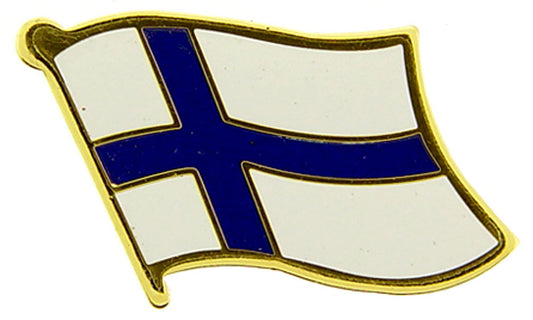 INTERNATIONAL, FINLAND Flag - Original Artwork, Expertly Designed PIN - 1"