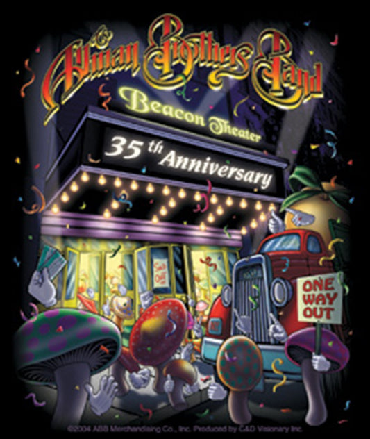 Licenses Products Allman Brothers Beacon Theatre Sticker