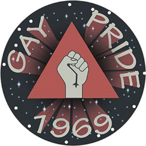 GAY PRIDE 1969 STICKER - LGBTQ Licensed Exclusive Original Artwork DECAL, 4" x 4"