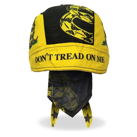 DON'T TREAD ON ME HEADWRAP - Officially Licensed Don't Tread On Me Design Lightweight Biker Machine Wash Head Wrap
