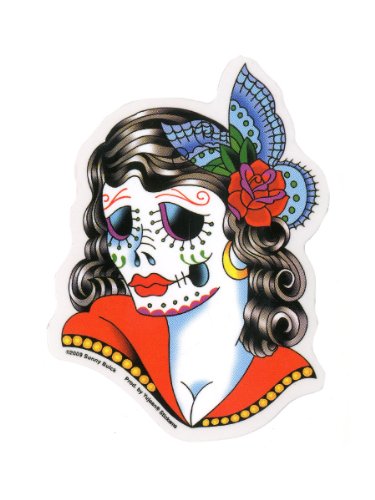 Sunny - Lady Skull - Sticker / Decal