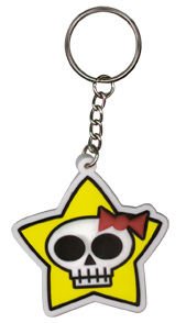 My Sweet Fiend - Star Skulli - Rubber Keychain