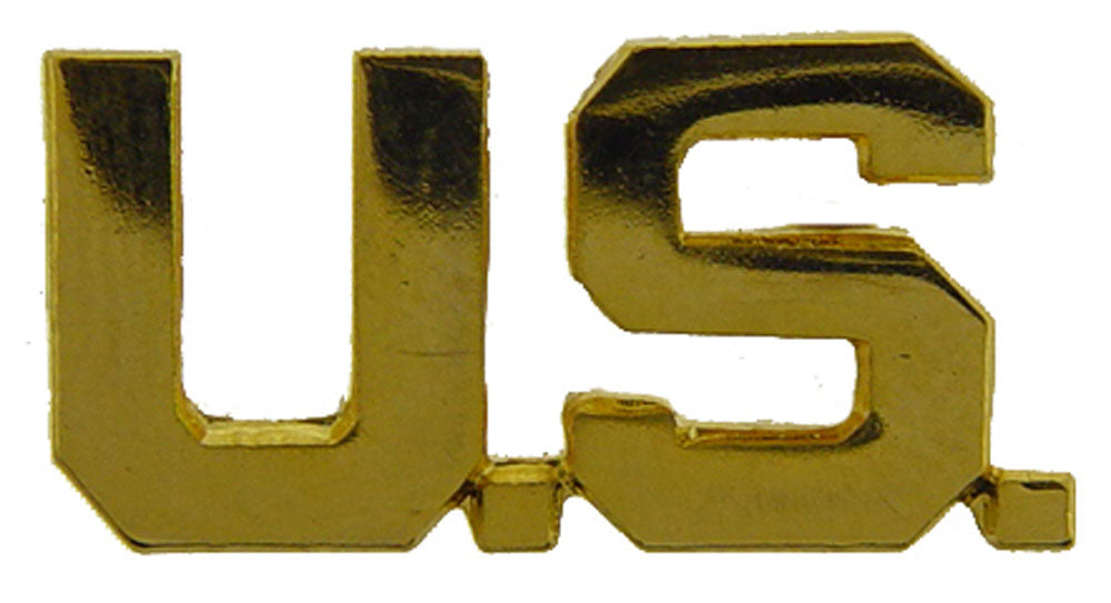 USA & PATRIOTIC, US LETTERS - Original Artwork, Expertly Designed PIN Gold - 1"