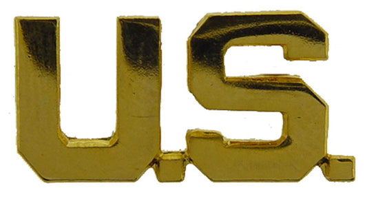USA & PATRIOTIC, US LETTERS - Original Artwork, Expertly Designed PIN Gold - 1"
