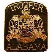 TROOPER ALABAMA PIN, UNITED STATES Patriotic Officially Licensed USA American Artwork, Expertly Designed PIN - 1"