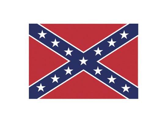 Confederate Heavy Duty Vinyl Bumper Sticker (3 x 5 Inches)