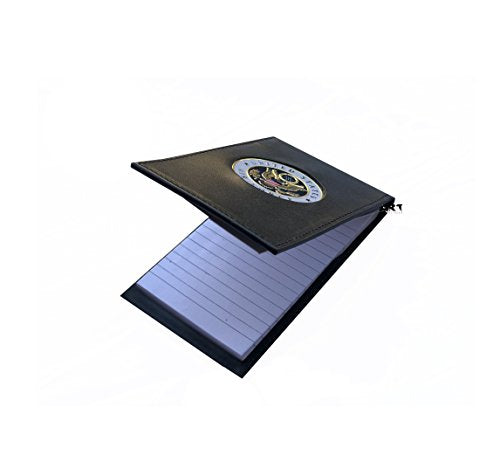 Military Note Pad, The Official US AIR FORCE Notebook Case with Medallion 3"x5"