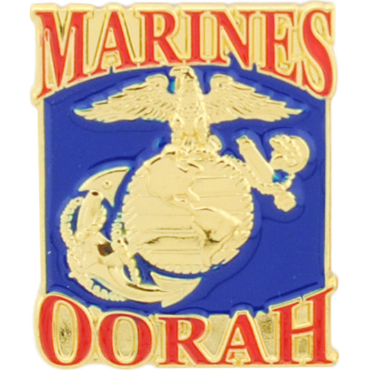U.S. MARINES, USMC OORAH! Badge - Original Artwork, Expertly Designed PIN - 1.125"