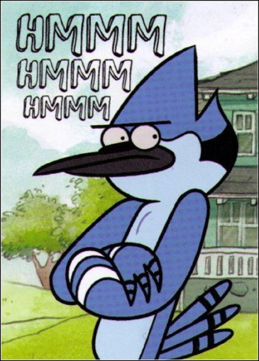 Regular Show Magnet Mordecai HMMMM 2.5in x 3.5in