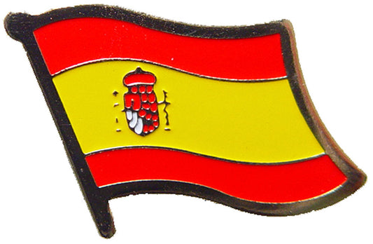 INTERNATIONAL, SPAIN Flag - Original Artwork, Expertly Designed PIN - 1"