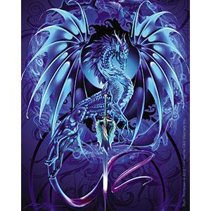 RUTH THOMPSON, Dragonsword Seablade STICKER - Licensed Original Artwork DECAL, 4" x 5"
