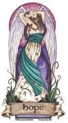 Jessica Galbreth - Angel Virtues Hope Fairy - Sticker/Decal