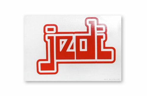 STAR WAR Jedi Rub-On STICKER Disney Officially Licensed Movie & TV Artwork, 4.5" x 6.5" Long Lasting STICKER - RED