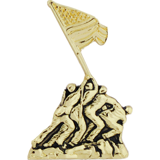 U.S. MARINES, USMC IWO JIMA EMBLEM - Original Artwork, Expertly Designed PIN - 1.25"
