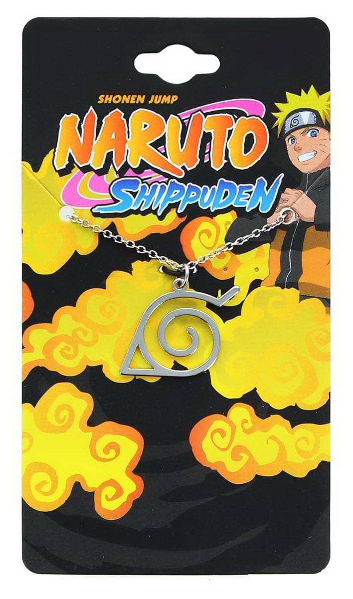 HIDDEN LEAF VILLAGE LOGO PENDANT NECKLACE - Officially Licensed Anime Figure "Naruto" The Young Ninja PENDANT NECKLACE
