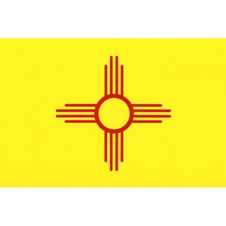 New Mexico flag decal for auto, truck or boat