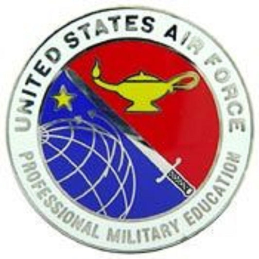U.S. AIR FORCE, USAF Professional Military Education - Artwork, Expertly Designed PIN - 1.5"