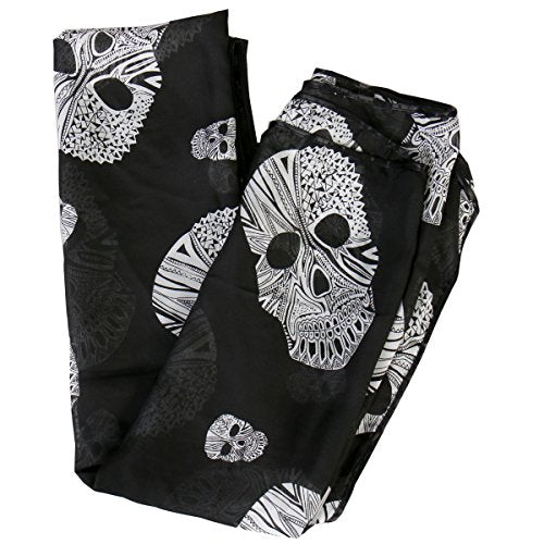 DESIGN SKULL, Original Licensed Design Biker Style, Over Size SCARF