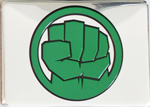 Licenses Products The Avengers Classic Hulk Metal Magnet Fist, 2.5 x 3.5", Silver