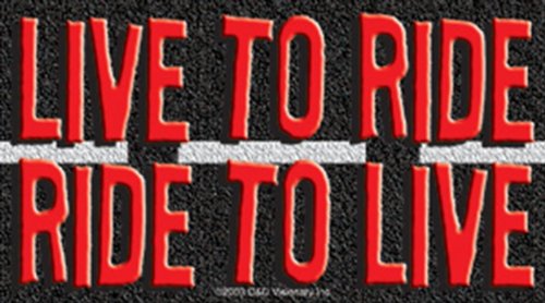 Licenses Products Live to Ride Sticker