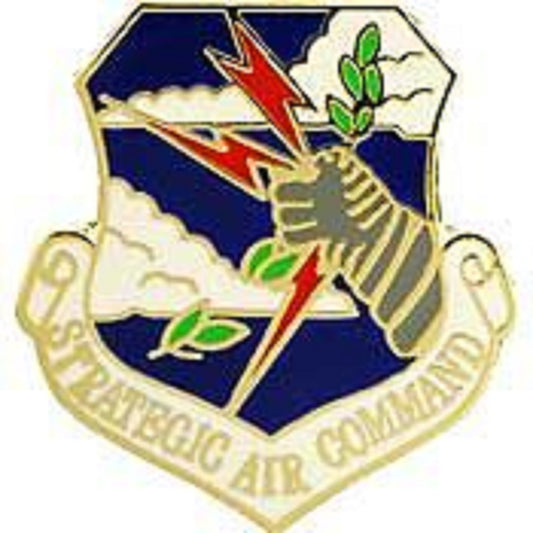 U.S. AIR FORCE, USAF STRATEGIC AIR Command MINI - Original Artwork, Expertly Designed PIN - 0.75"