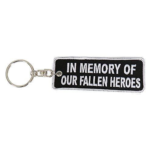 KCH1054 'In Memory Of Our Fallen Embroidered' Key Chain