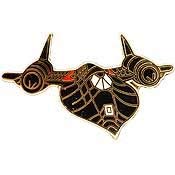 APL, SR - 71 BLACKBIRD - Officially Licensed Original Artwork, Expertly Designed , PIN - 1.5"