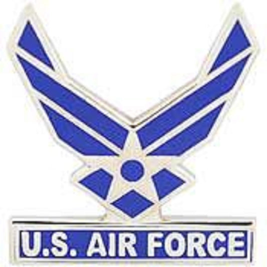 U.S. AIR FORCE, USAF SYMBOL I - Original Artwork, Expertly Designed PIN - 1"