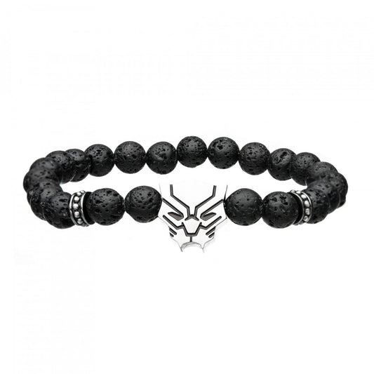 MARVEL, BLACK PANTHER Beads Volcanic Stones - Bracelet