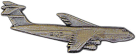 AIRCRAFT & HELICOPTERS, APL C-005 GALAXY Pewter - Original Artwork, Expertly Designed PIN - 2.25"