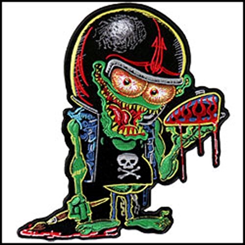 Officially Licensed Originals Low Brow, Iron-On/Sew-On Rayon Patch - 3 x 4-Inch, Exceptional Quality