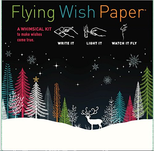 FLYING WISH PAPER® - Write it., Light it, & Watch it Fly - WINTER WOODS - 5" x 5" - Mini Kits