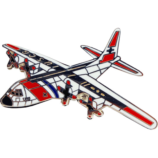 AIRCRAFT & HELICOPTERS, APL C-130 HERCULES CG - Original Artwork, Expertly Designed PIN - 1.50"