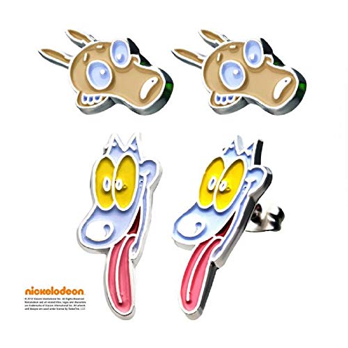 Rocko and Spunky - Stainless Steel Stud Earrings Set