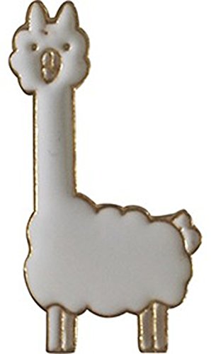 Animals Llama, Licensed Artwork Design PIN - 3D Rubber & Embossed Metal Lapel Pins - 1"