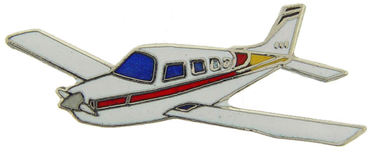 AIRCRAFT & HELICOPTERS, APL BEECHCRAFT BONANZA - Original Artwork, Expertly Designed PIN - 1.5"