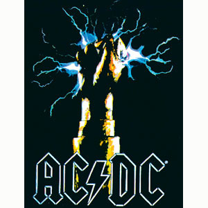 Licenses Products AC/DC Fist Sticker