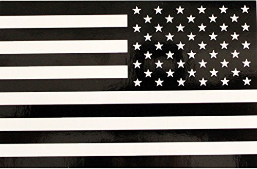 C&D Visionary CDX Flags B/W US Flag Reversed Sticker