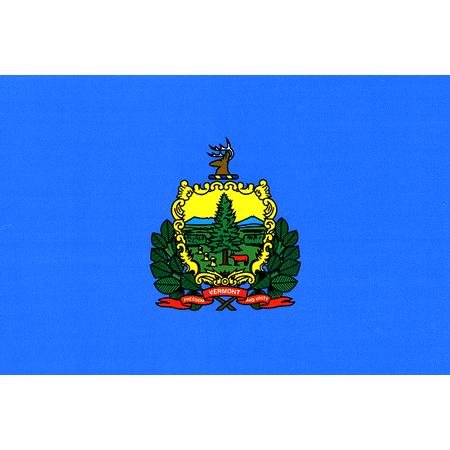 Vermont flag decal for auto, truck or boat