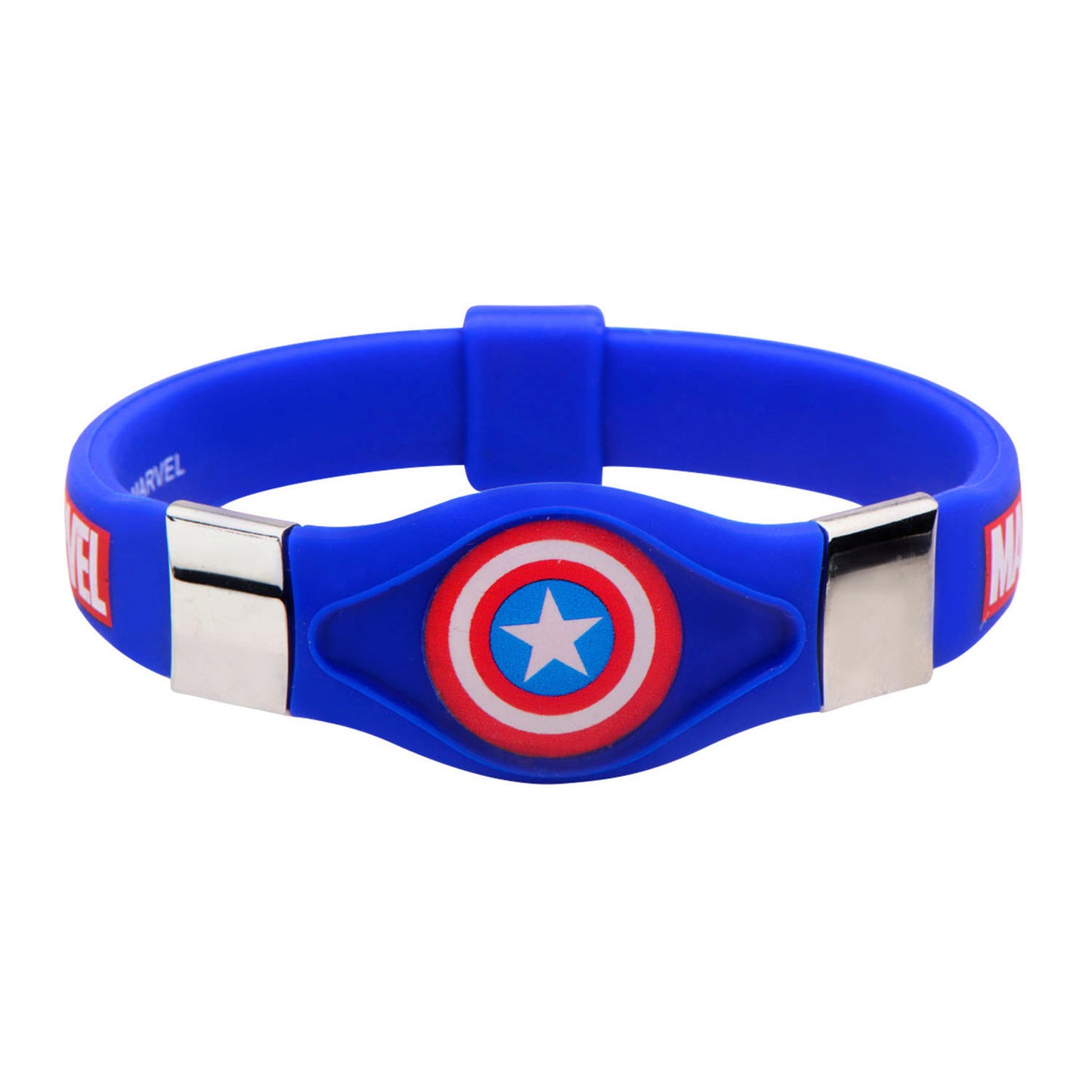 Marvel Captain America Logo Silicone Bracelet [Jewelry] Body Vibe