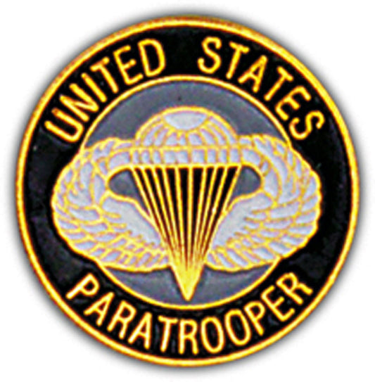 U.S. ARMY, United States PARATROOPER LOGO - Original Artwork, Expertly Designed PIN - 1"