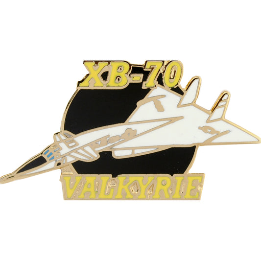 AIRCRAFT & HELICOPTERS, APL XB-70 VALKYRIE - Original Artwork, Expertly Designed PIN - 1.5"