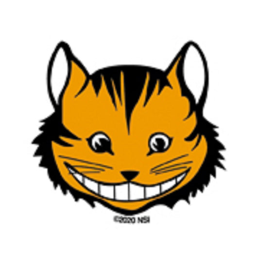 CHESHIRE CAT IN/OUT DOOR MINI STICKER - Cheshire Cat Orignal Artwork Premium In / Out Door Decal STICKER - PACK OF 25