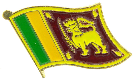 INTERNATIONAL, SRI LANKA Flag - Original Artwork, Expertly Designed PIN - 1"
