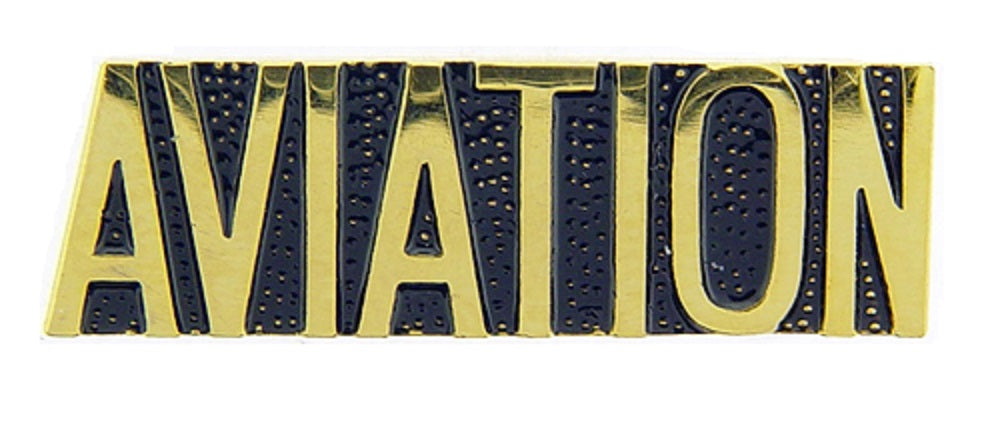 U.S. AIR FORCE, Script AVIATION - Original Artwork, Expertly Designed PIN - 1"