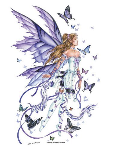 Nene Thomas - Lavender Serenade Fairy - Jumbo 8.5" Sticker / Decal