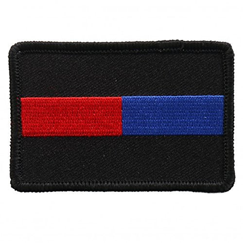 FALLEN FIRE OFFICER, High Thread Embroidered Iron-On / Saw-On, Heat Sealed Backing Rayon PATCH - 3" x 2"