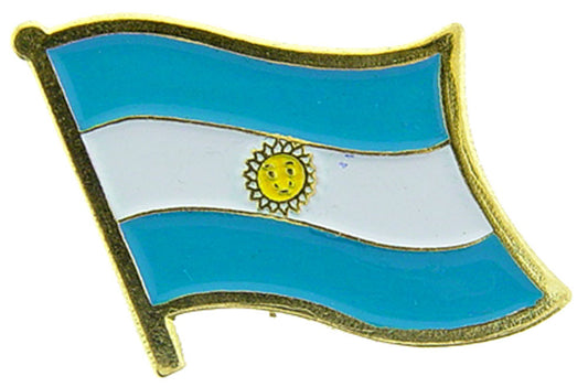 INTERNATIONAL, ARGENTINA Flag - Original Artwork, Expertly Designed PIN - 1"